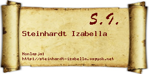 Steinhardt Izabella névjegykártya